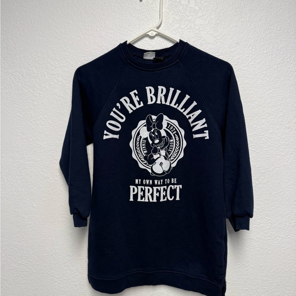 Zara x Disney Minnie Mouse ‘You’re Brilliant’ Crewneck Size 10